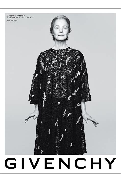 givenchy charlotte rampling|Marc Jacobs And Charlotte Rampling Star in Givenchy Spring .